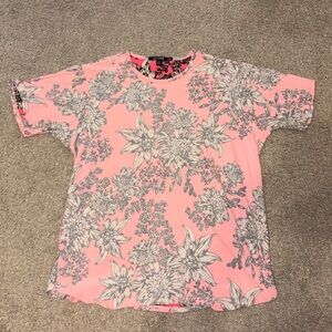 Men’s XL pink floral shirt